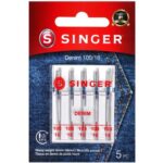 agujas de mezclilla, tamaño 100/16 JHB4B88 SINGER accesorios